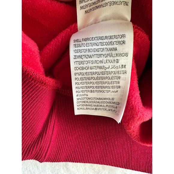 FARM Rio NWT Warm Welcome Sweatdress Sweatshirt Dress Red Rainbow Heart Size L - Picture 12 of 14